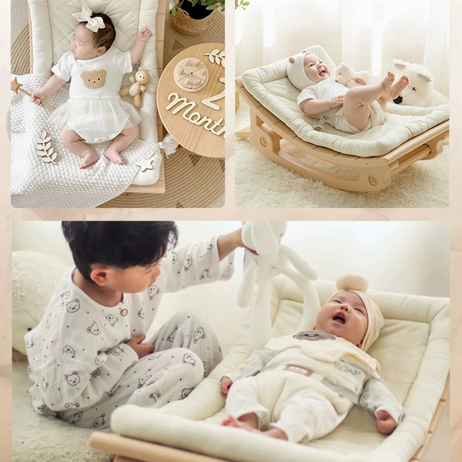Best Newborn Bassinet Infant Bassinet Baby Rocking Chair Non-electric Cradle Soothing Chair