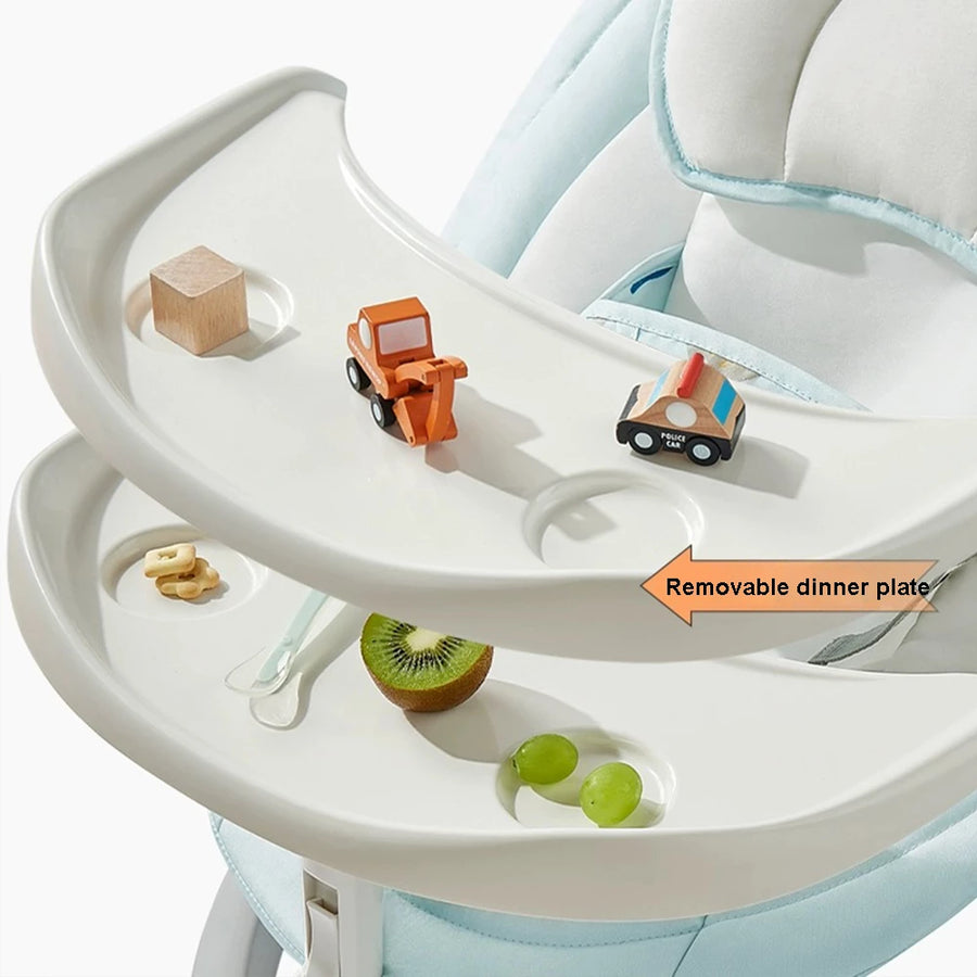 Foldable Newborn Bassinet Electric Baby Bassinet 7-piece set