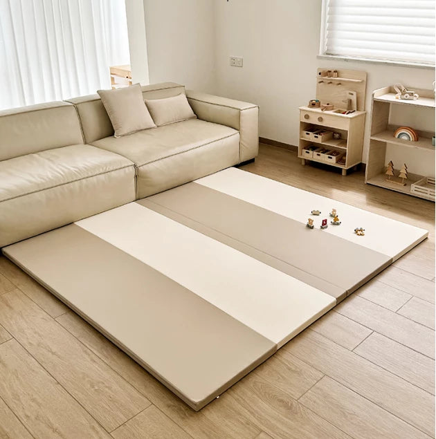Play Mat Topper 1.6in Portable Folding Mat Topper Twin for Toddler, Baby, Kids