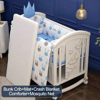 Pure Era Baby Crib Sets with Changing Table Infant Portable Crib