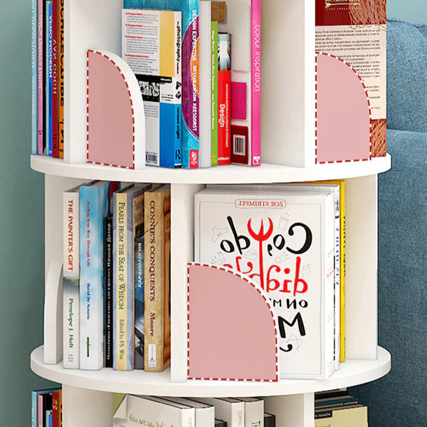 Children's rotating bookshelf