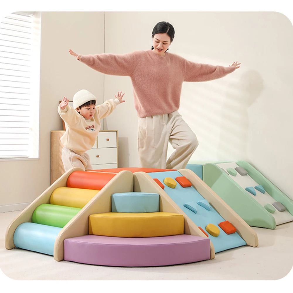 Soft Climbing Blocks Kids Educational Toys-Climbing Blocks, Baby Early Education Center Playground, Nursery Sensory Integrated Training Kit