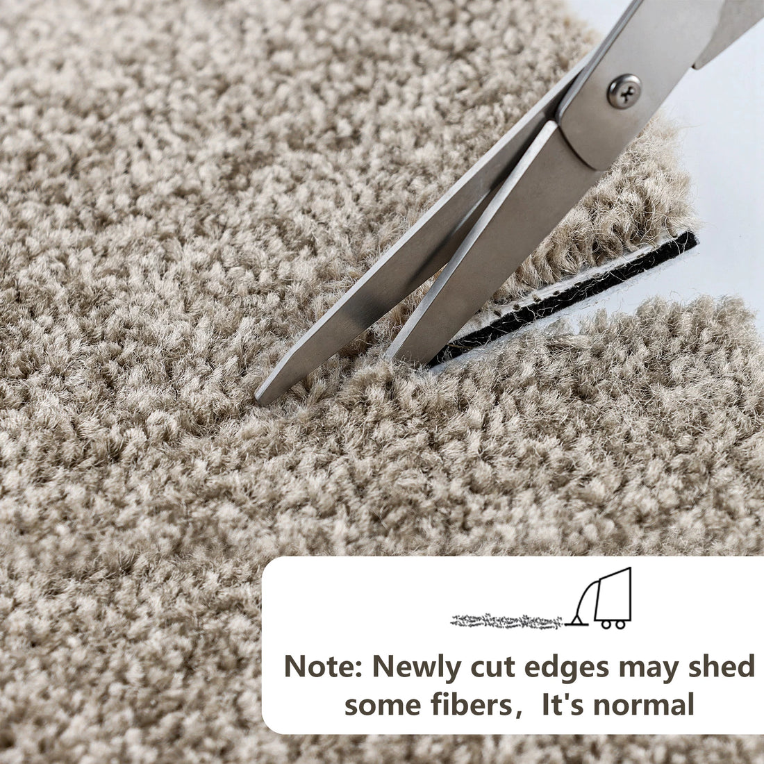 Non Slip Carpet Stair Treads Landing Mat - Cuttable Area Rug