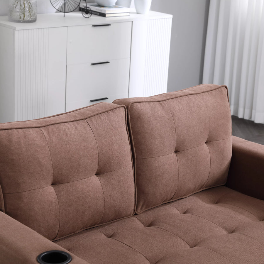 Folding Futon Sleeper Sofa with Pull Out Couch Bed,Modern Velvet Loveseat Sleeper Convertible to Full Size Floor Couches Bed for Living Room Bedroom Small Space