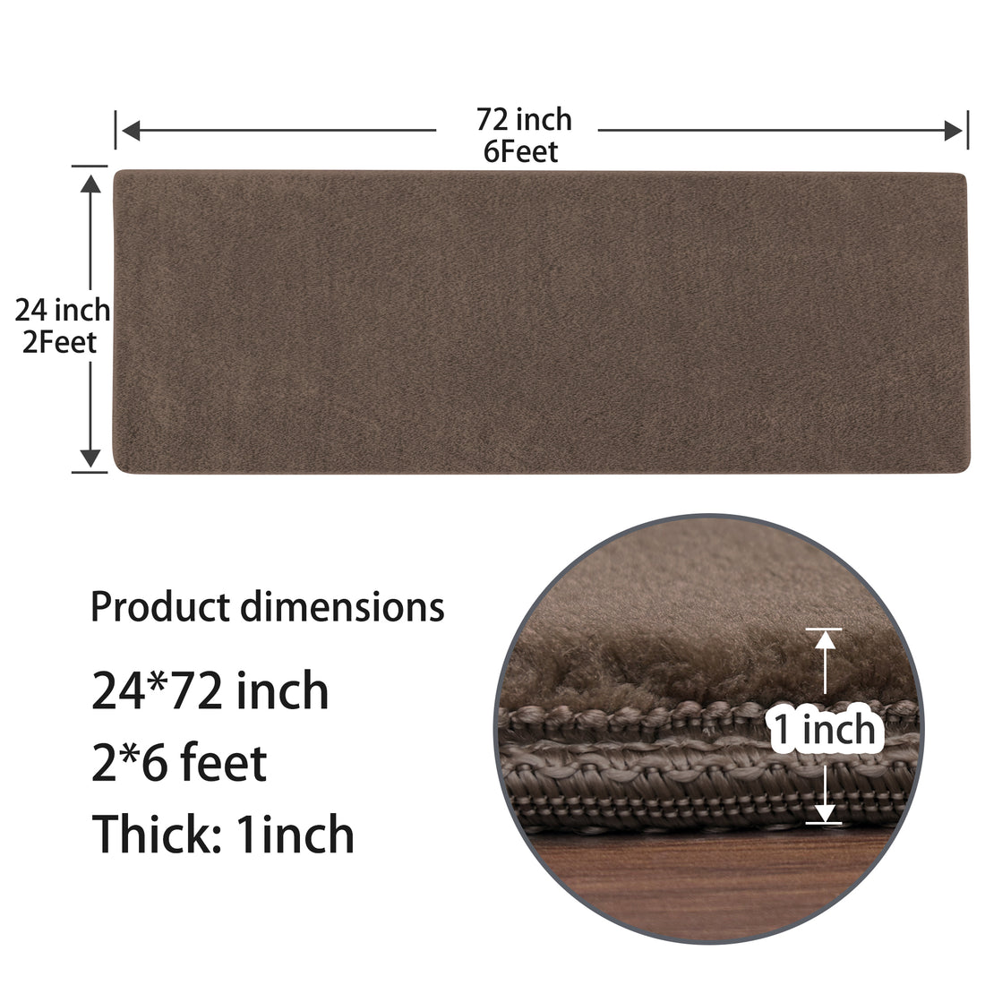 Stair Treads Matching Landing Mat - Ultra Plush Soft