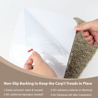 Non Slip Carpet Stair Treads Landing Mat - Cuttable Area Rug