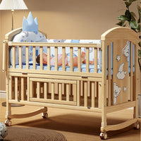 Pure Era Baby Crib Sets with Changing Table Infant Portable Crib