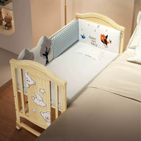 Pure Era Baby Crib Sets with Changing Table Infant Portable Crib