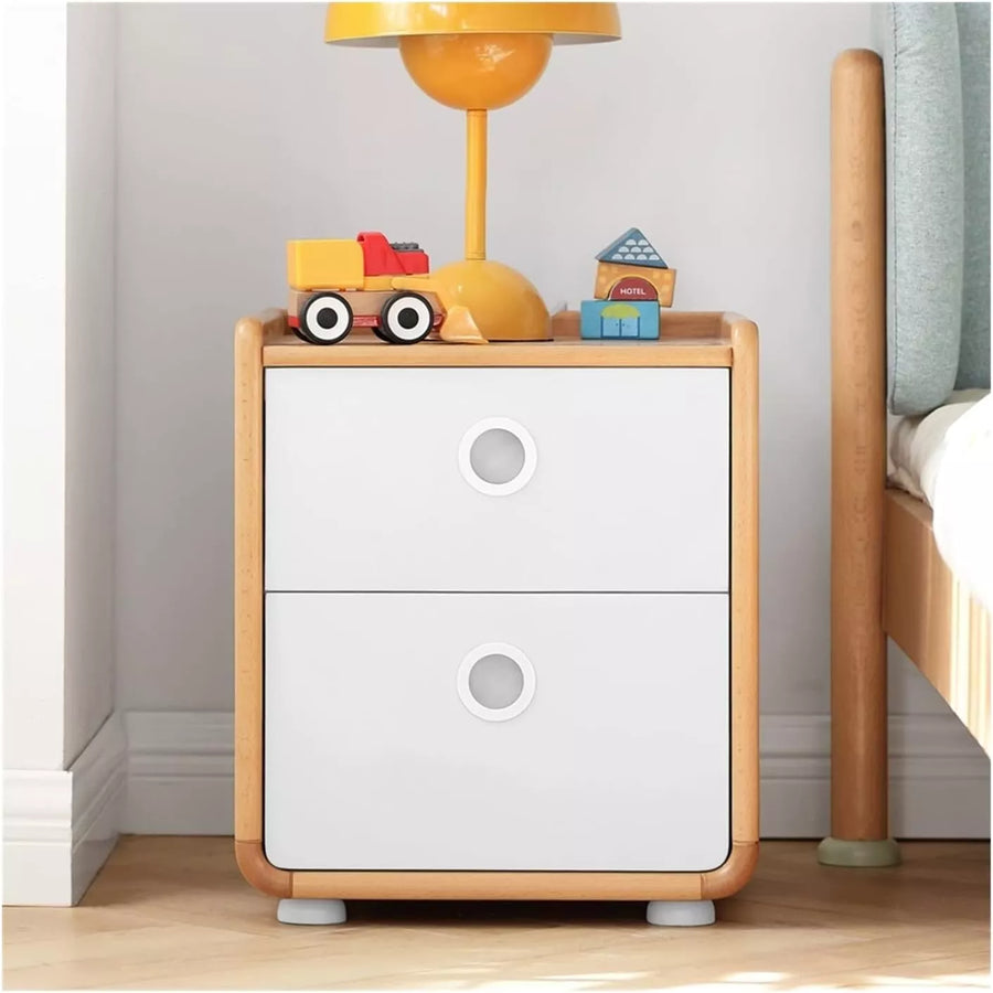 Bedside Table Wooden Nightstand Modern Bedside Storage Cabinet Bedroom Home Small Children's Storage Cabinet Bedroom Furniture