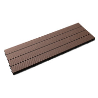 12''x 36'' Interlocking Composite Deck Tiles - Brown (Pack of 5)