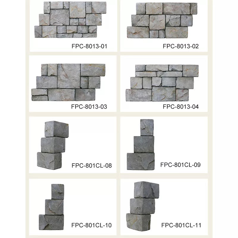 FPC Decorative Wall Panels 3d Wall Panels Crushed Rocks - Wall Stone