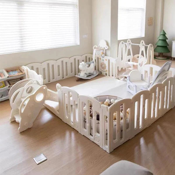 Large Baby Playpen with Toys Toddler Game Fence | Spaceman