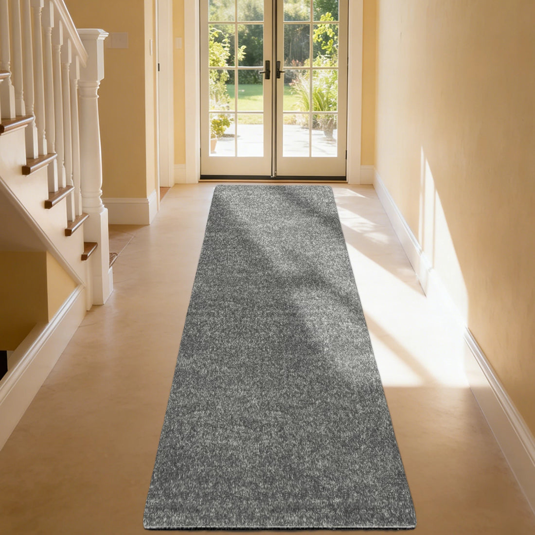 Non Slip Carpet Stair Treads Landing Mat - Cuttable Area Rug