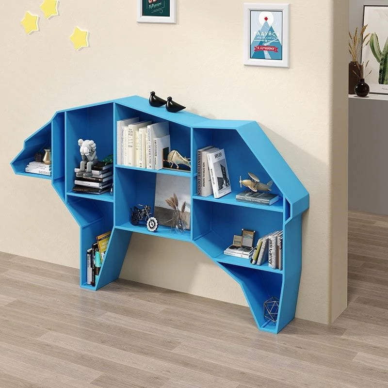 Modern Animal Bookshelf Metal Bookshelf Living Room Storage Shelf Childrens Bookshelves