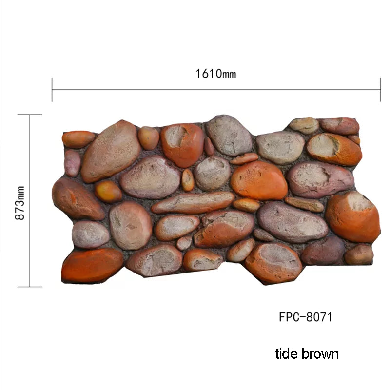 FPC Decorative Outdoor Wall Panels - Cobblestone