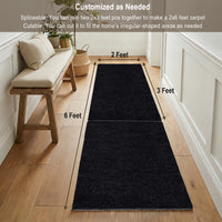 Non Slip Carpet Stair Treads Landing Mat - Cuttable Area Rug