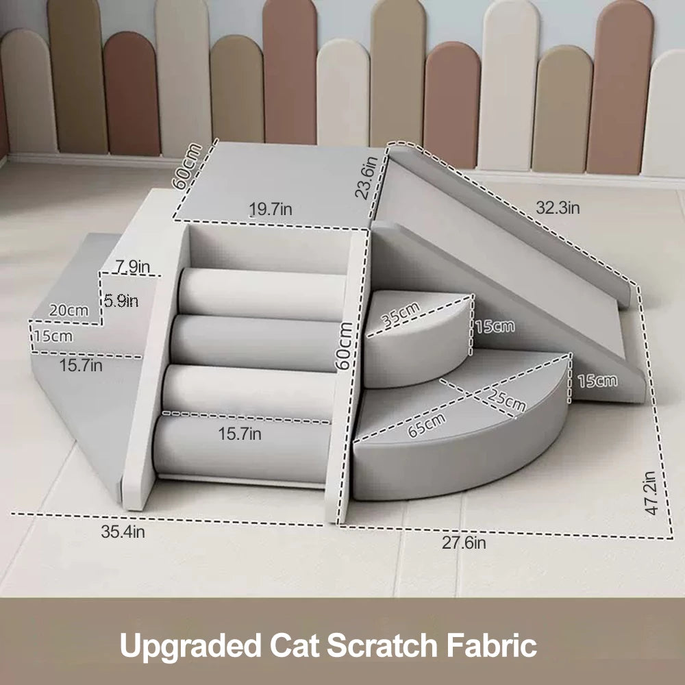 Climbing Blocks Kids Climbing Soft Foam Building Blocks Slide Step