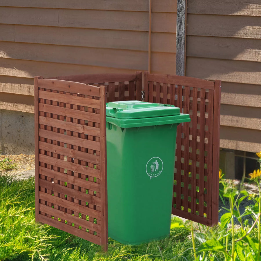 Outdoor Air Conditioner Fence Screen, Outside Wood Privacy Fence