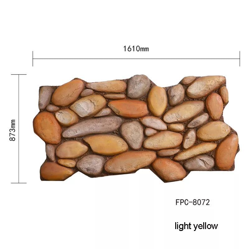FPC Decorative Outdoor Wall Panels - Cobblestone