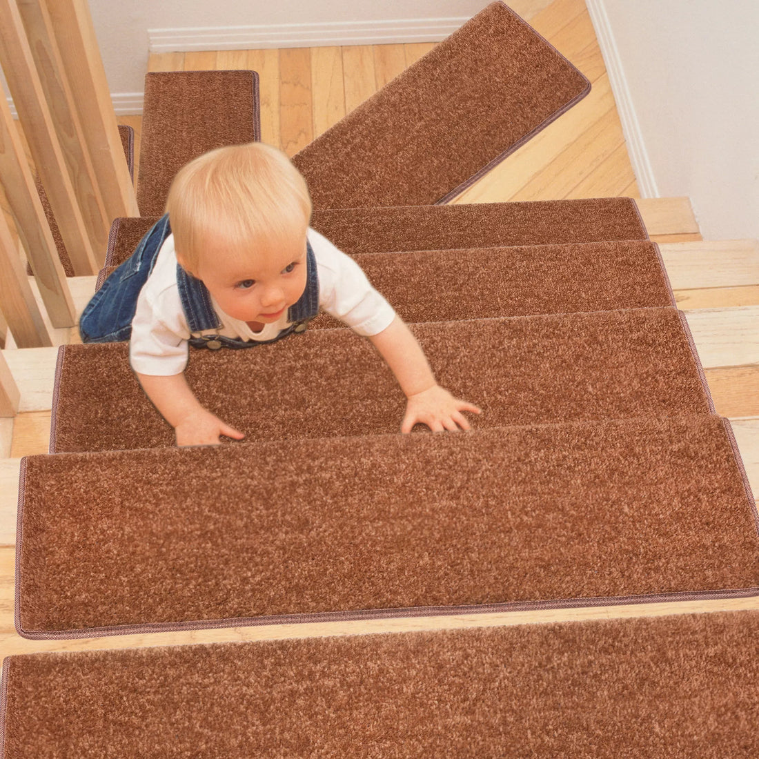 Bullnose Carpet Stair Treads (Set of 14,7,2)