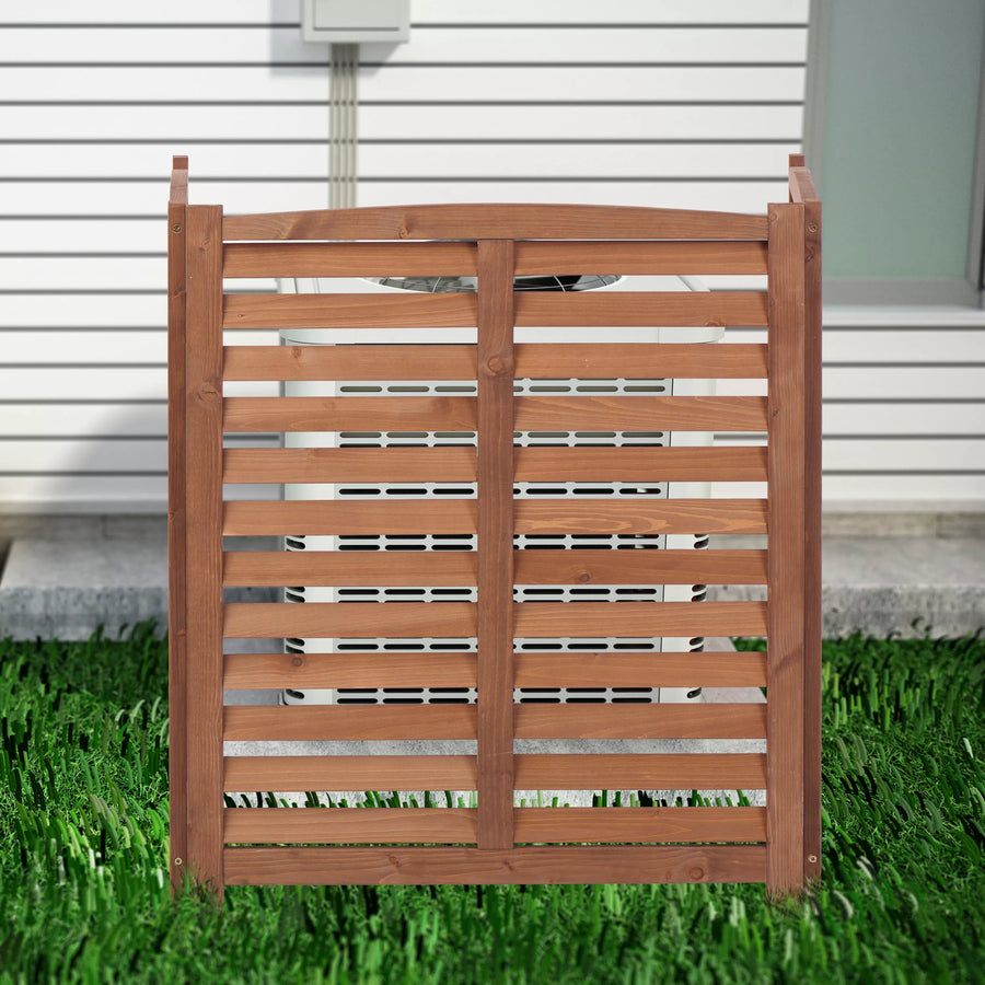 Outdoor Air Conditioner Fence Screen, Outside Wood Privacy Fence