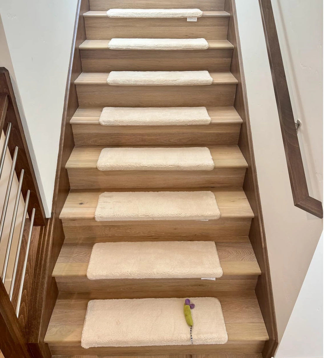 Bullnose Carpet Stair Treads | Ultra Plush Soft (Set of 15,14,7,2)