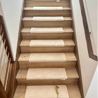 Bullnose Carpet Stair Treads | Ultra Plush Soft (Set of 15,14,7,2)