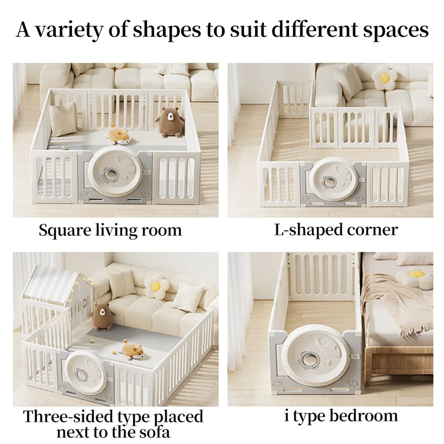Small Play Yard Playpen Indoor Multifunctional Newborn Playpen | Astronaut