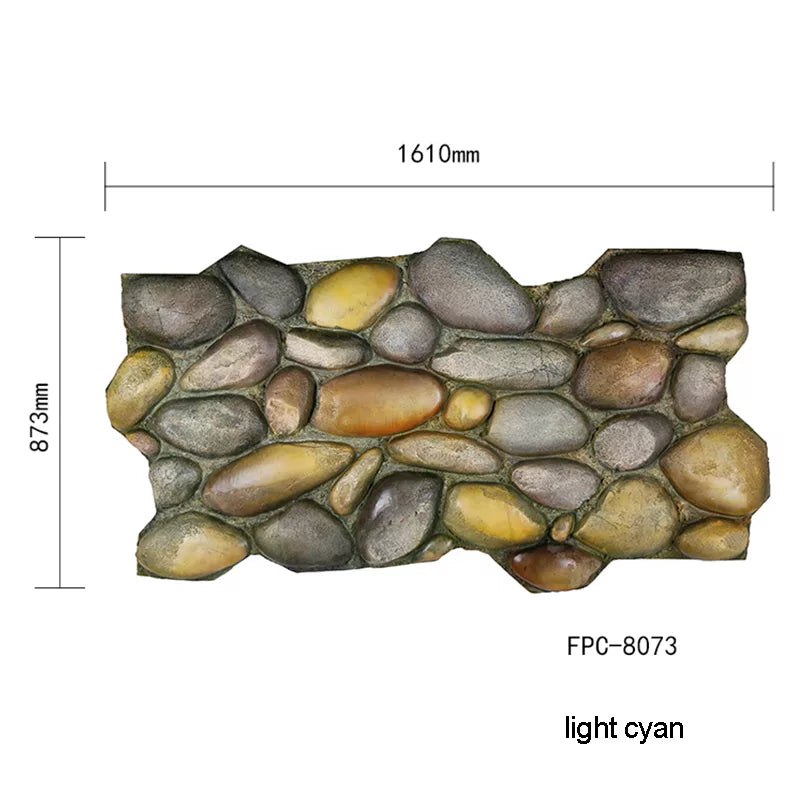 FPC Decorative Outdoor Wall Panels - Cobblestone