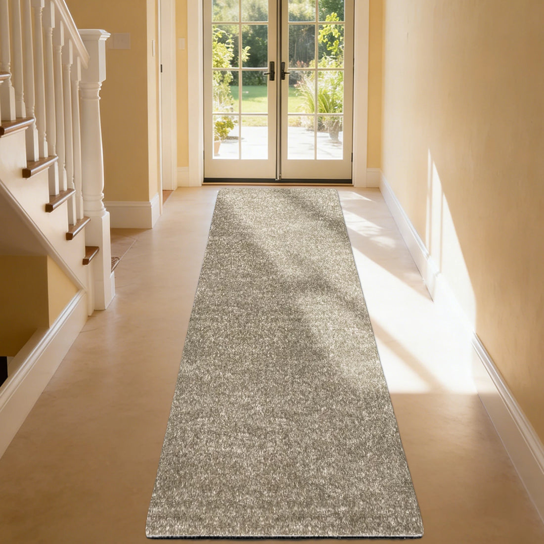 Non Slip Carpet Stair Treads Landing Mat - Cuttable Area Rug