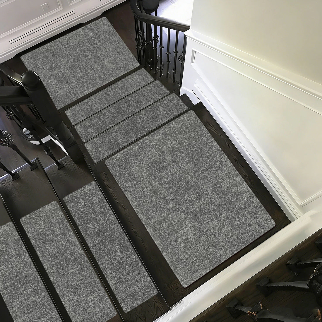 Non Slip Carpet Stair Treads Landing Mat - Cuttable Area Rug