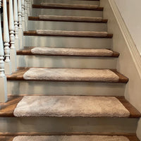 Bullnose Carpet Stair Treads | Ultra Plush Soft (Set of 15,14,7,2)