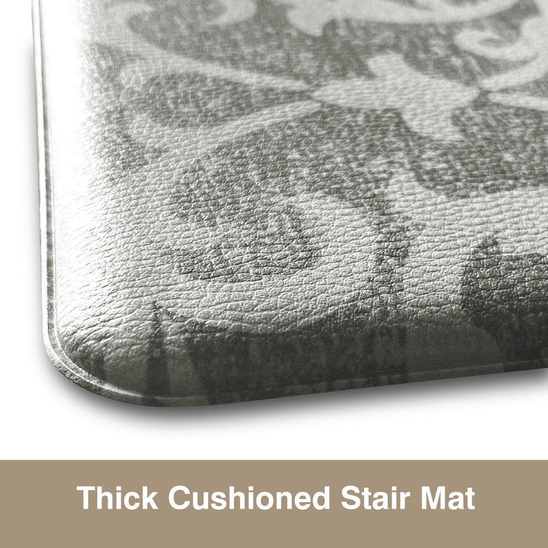 Staircase Step Treads Foam Stair Pads Cushioned  | 8" x 30" PVC Material(Set of 2,12)