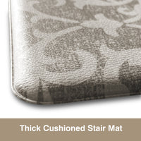 Staircase Step Treads Foam Stair Pads Cushioned  | 8" x 30" PVC Material(Set of 2,12)