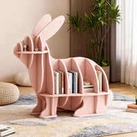 Kids Creative Rabbits Bookshelf Locker Wooden