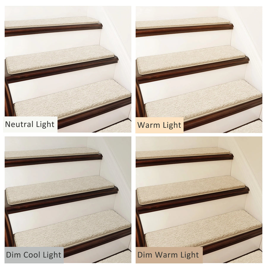 Carpet Stair Treads | Ultra Plush Soft (Set of 14,12,7,2)