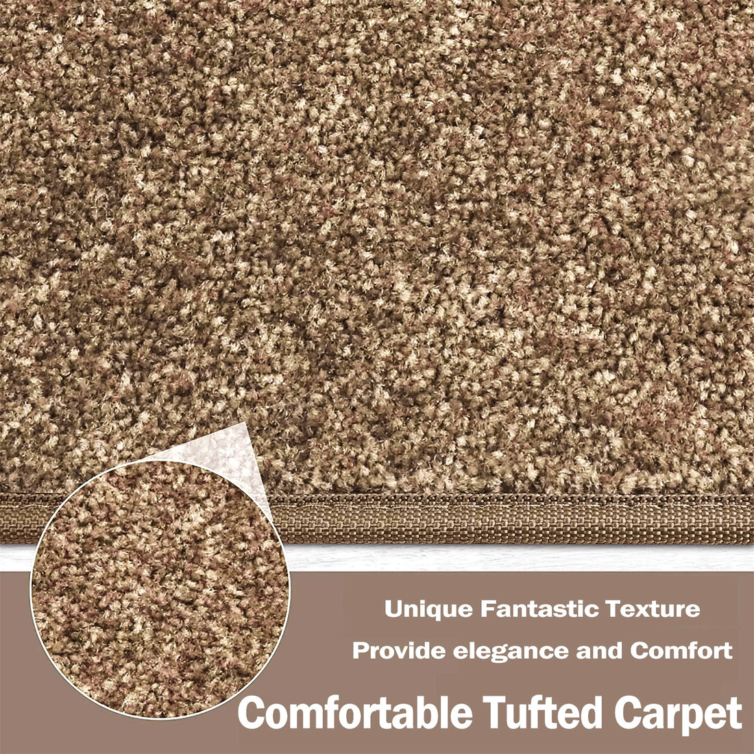 Bullnose Carpet Stair Treads (Set of 14,7,2,14+1)