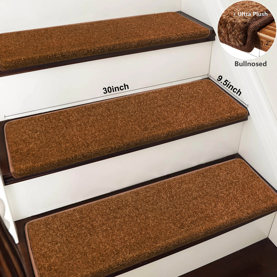 Bullnose Carpet Stair Treads (Set of 14,7,2,14+1)