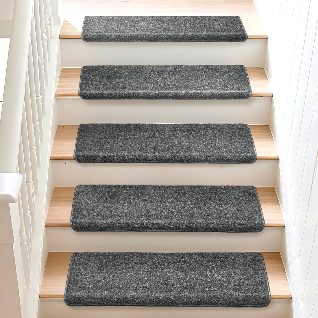 Bullnose Carpet Stair Treads (Set of 14,7,2,14+1)