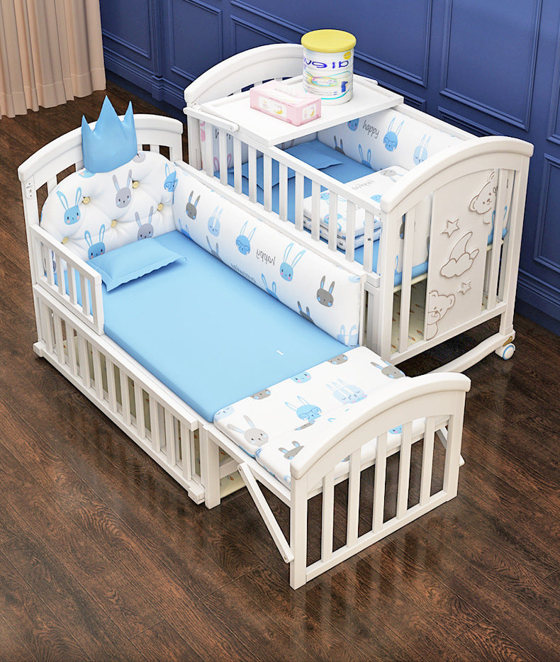 Pure Era Baby Crib Sets with Changing Table Infant Portable Crib