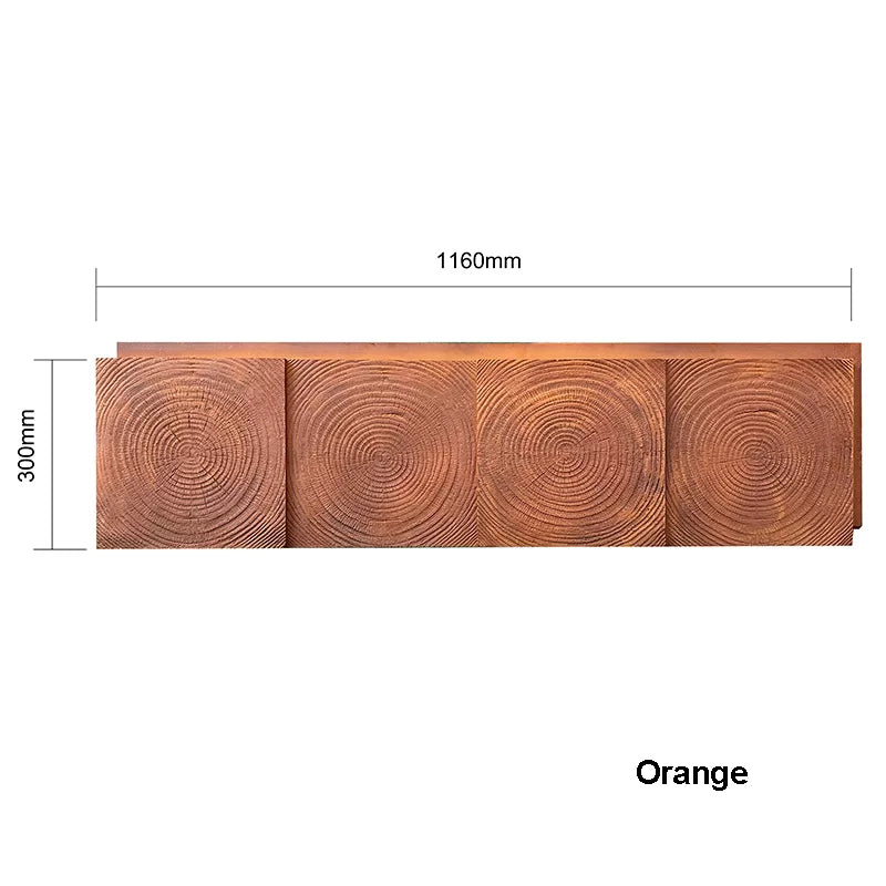 Indoor Faux Brick Wall Panels 3D Wall Panels – Growth Ring Tree Bionic Tree Appearance