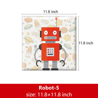 Bedside decorative soft package background wall soft package stickers self-adhesive bedroom anti-collision robot backrest custom astronaut wall enclosure