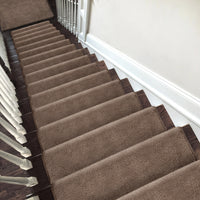 Bullnose Carpet Stair Treads | Ultra Plush Soft (Set of 15,14,7,2)