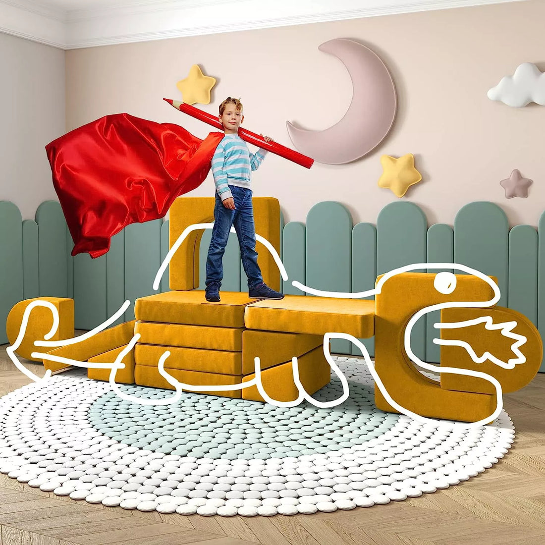 Couch for kids playroom deals