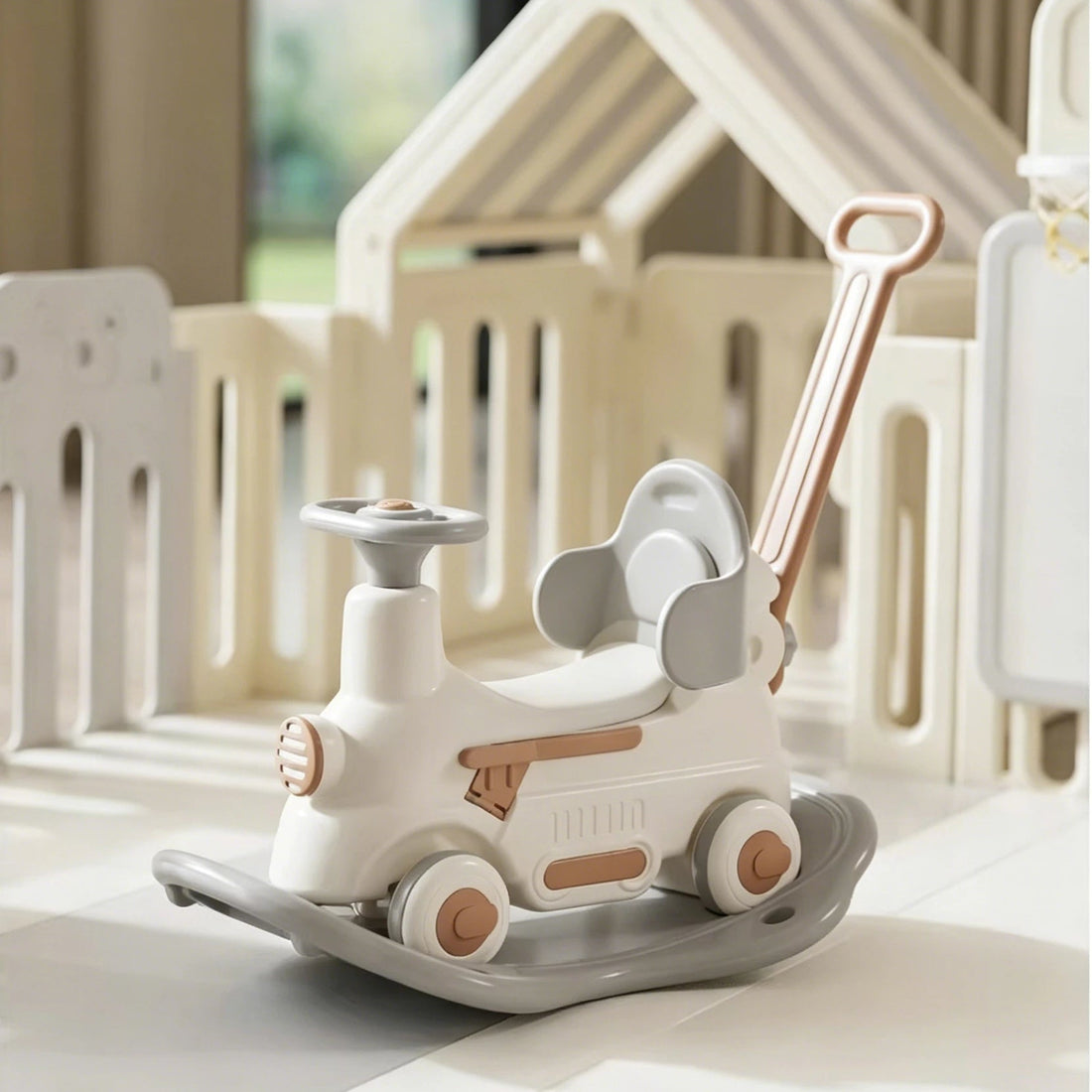 Baby Playpen Activity Center with Game Panel and Safety Gate Baby Play Pen Playard for Indoor | Camera
