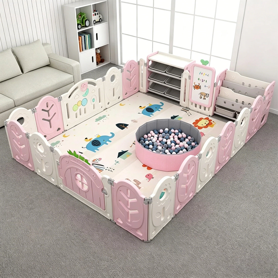 Play Yard Playpen Foldable Playpen for Babies | Forest