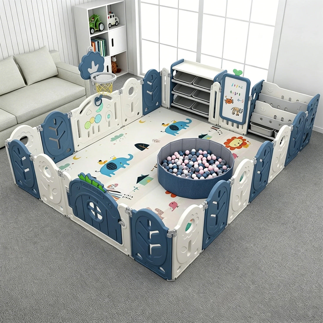 Play Yard Playpen Foldable Playpen for Babies | Forest