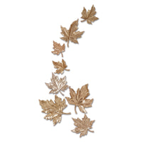 8 Pack Maple Leaf Wall Resin Art Cute 3D Wall Sculptures Ornaments Suitable for Living Room Bedroom Cafe Bar Hotel