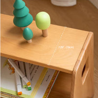 Wooden Children's Bedside Table Modern Simple Bedroom Storage Cabinet Home Cartoon Car Bedside Cabinet
