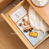 Wooden Children's Bedside Table Modern Simple Bedroom Storage Cabinet Home Cartoon Car Bedside Cabinet